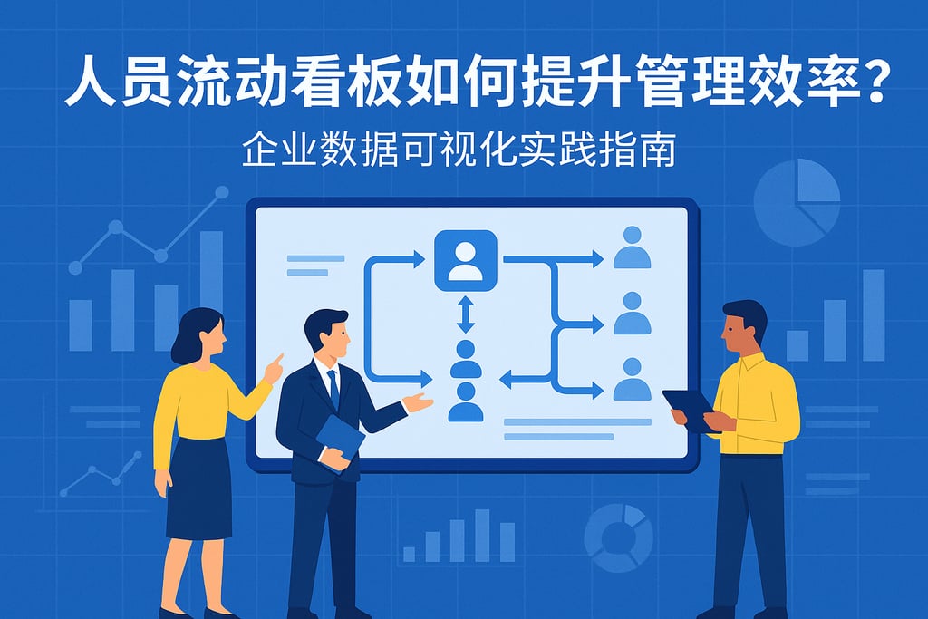 人员流动看板如何提升管理效率？企业数据可视化实践指南