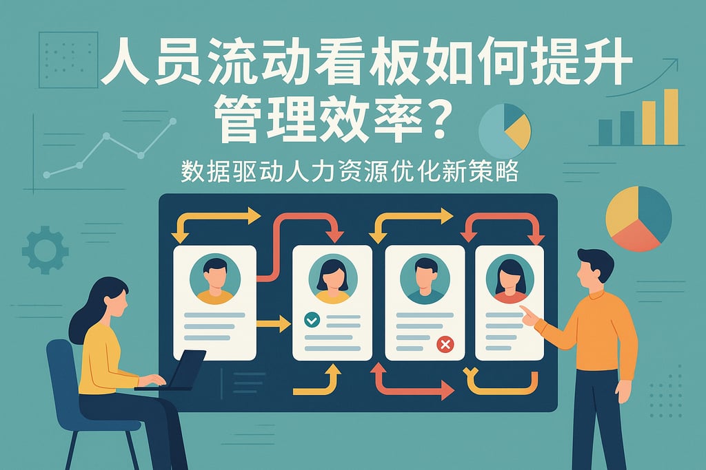 人员流动看板如何提升管理效率？数据驱动人力资源优化新策略