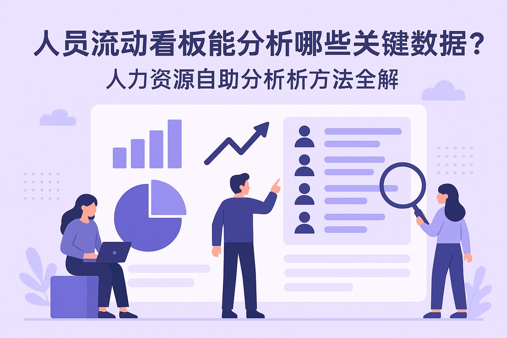 人员流动看板能分析哪些关键数据？人力资源自助分析方法全解