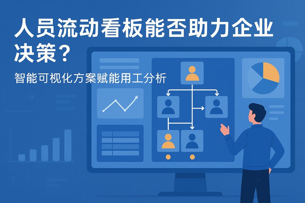 人员流动看板能否助力企业决策？智能可视化方案赋能用工分析