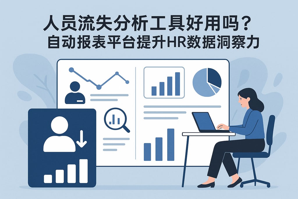 人员流失分析工具好用吗？自动报表平台提升HR数据洞察力