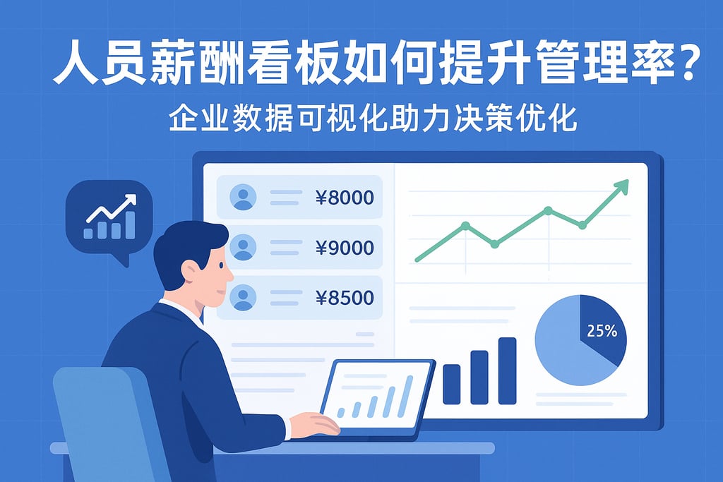 人员薪酬看板如何提升管理效率？企业数据可视化助力决策优化