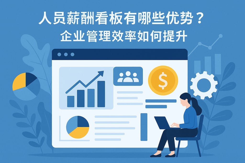 人员薪酬看板有哪些优势？企业管理效率如何提升