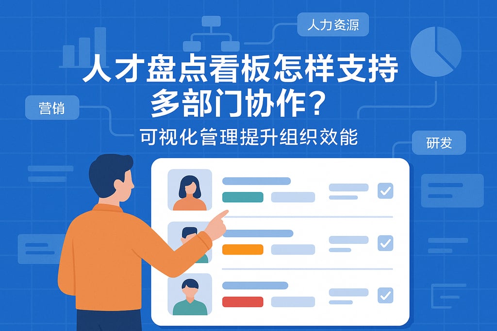 人才盘点看板怎样支持多部门协作？可视化管理提升组织效能