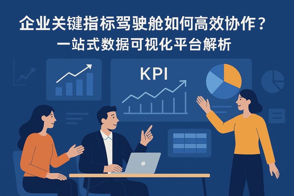 企业关键指标驾驶舱如何高效协作？一站式数据可视化平台解析