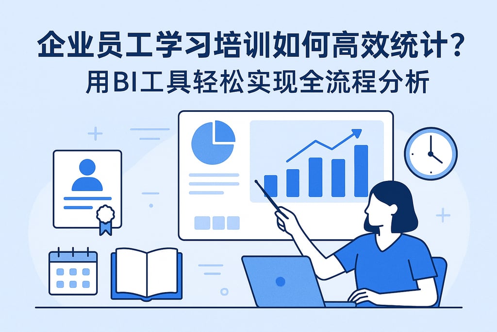 企业员工学习培训如何高效统计？用BI工具轻松实现全流程分析