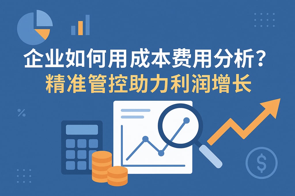 企业如何用成本费用分析？精准管控助力利润增长方案