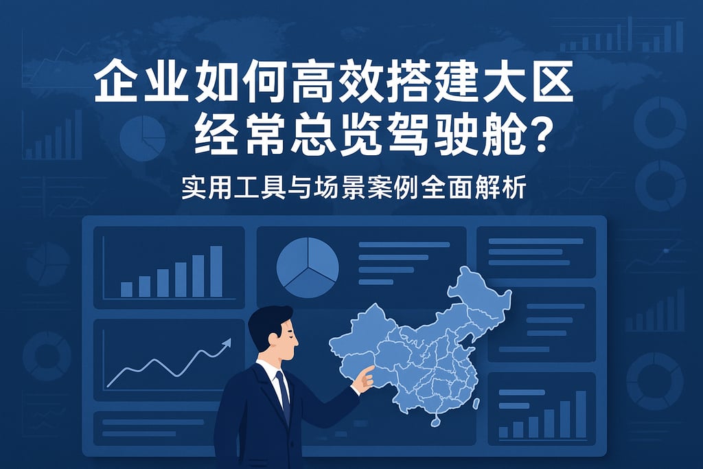 企业如何高效搭建大区经营总览驾驶舱？实用工具与场景案例全面解析