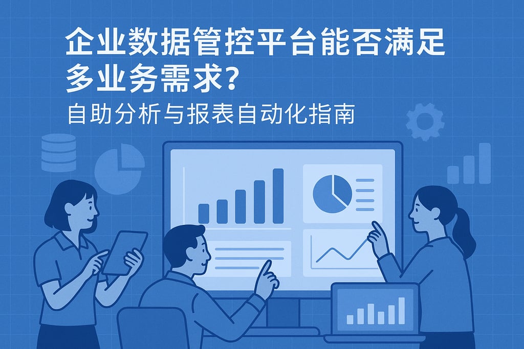 企业数据管控平台能否满足多业务需求？自助分析与报表自动化指南