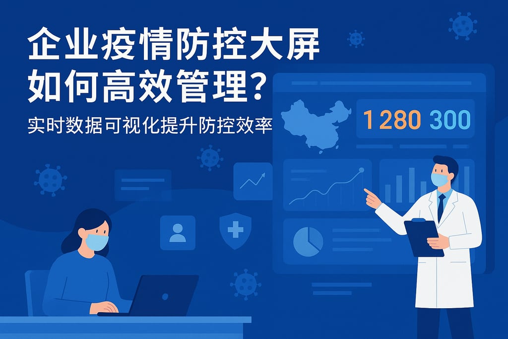 企业疫情防控大屏如何高效管理？实时数据可视化提升防控效率