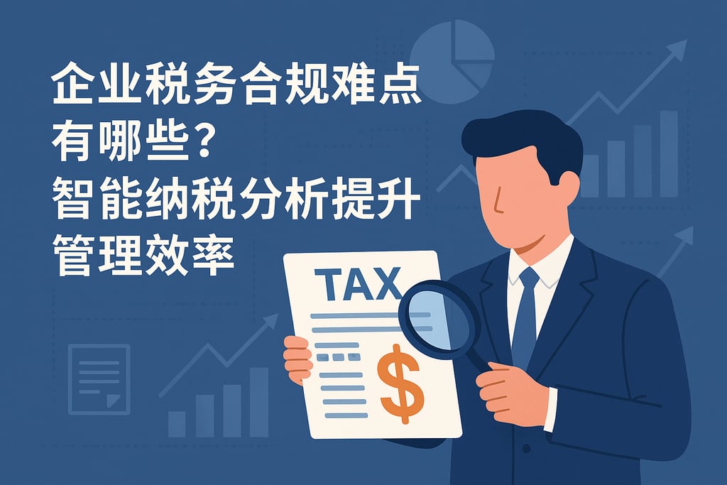 企业税务合规难点有哪些？智能纳税分析提升管理效率