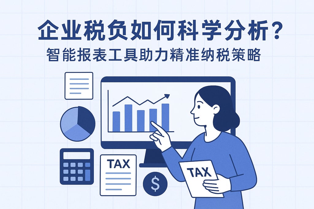 企业税负如何科学分析？智能报表工具助力精准纳税策略