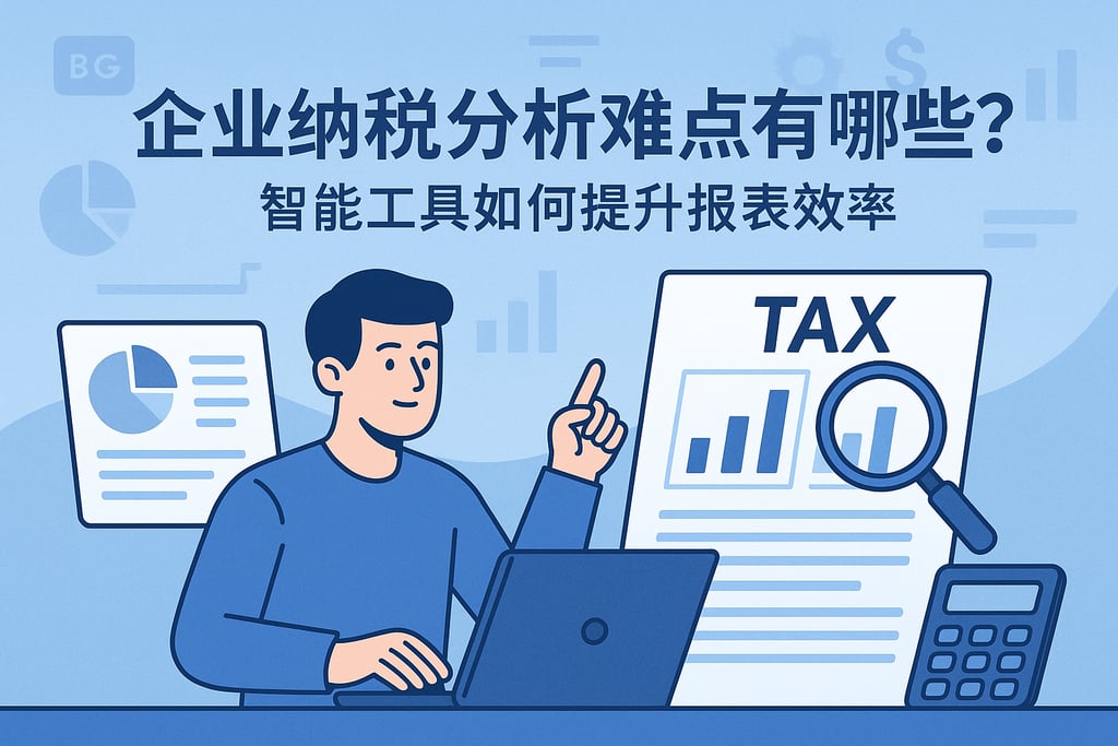 企业纳税分析难点有哪些？智能工具如何提升报表效率