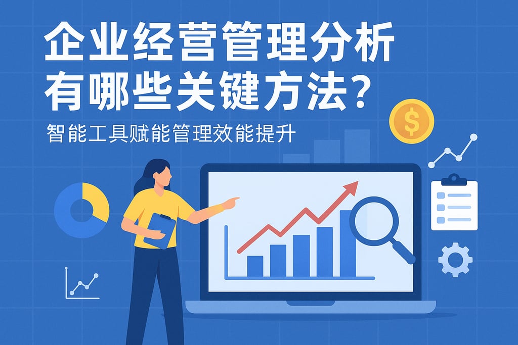 企业经营管理分析有哪些关键方法？智能工具赋能管理效能提升