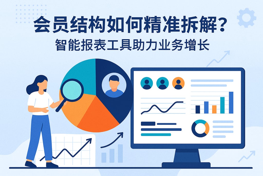 会员结构如何精准拆解？智能报表工具助力业务增长