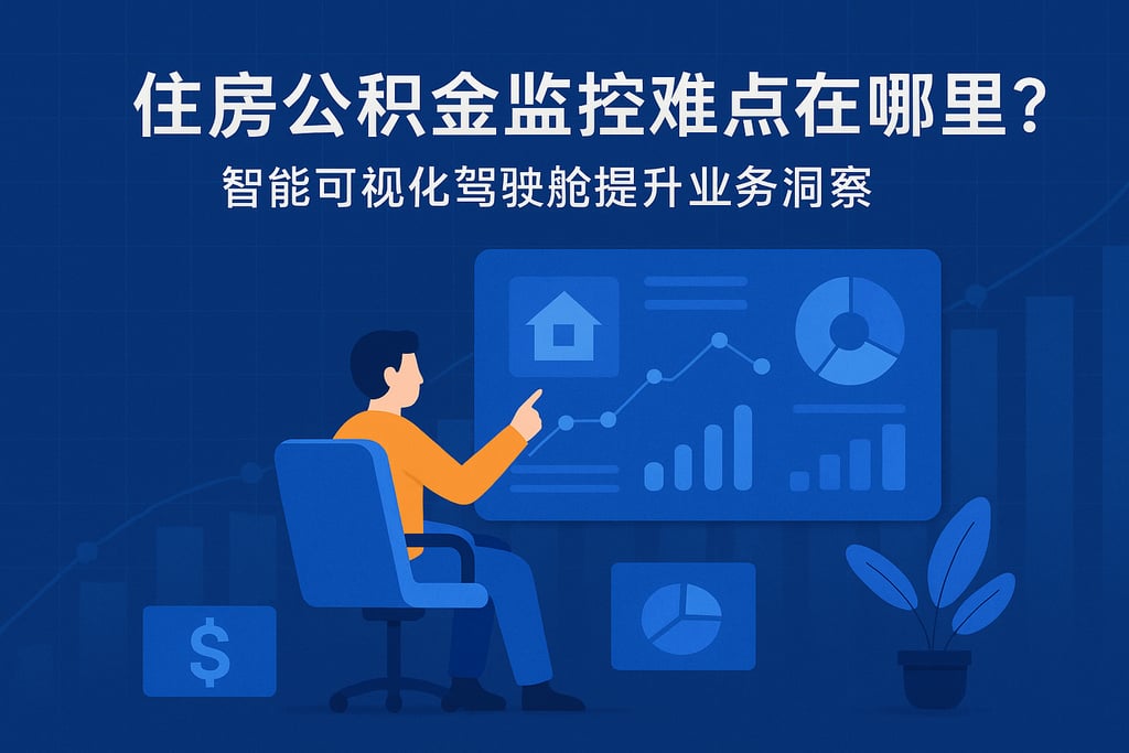 住房公积金监控难点在哪里？智能可视化驾驶舱提升业务洞察