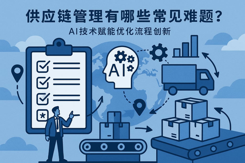 供应链管理有哪些常见难题？AI技术赋能优化流程创新