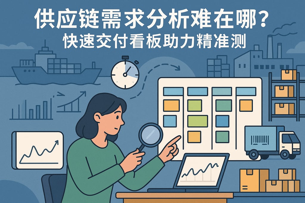 供应链需求分析难在哪？快速交付看板助力精准预测