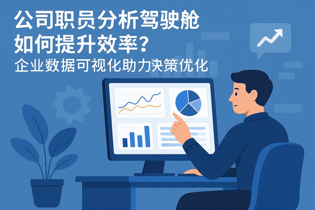 公司职员分析驾驶舱如何提升效率？企业数据可视化助力决策优化