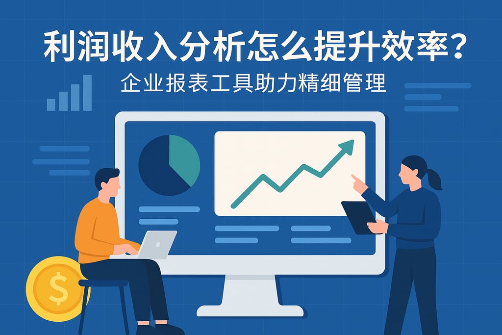 利润收入分析怎么提升效率？企业报表工具助力精细管理