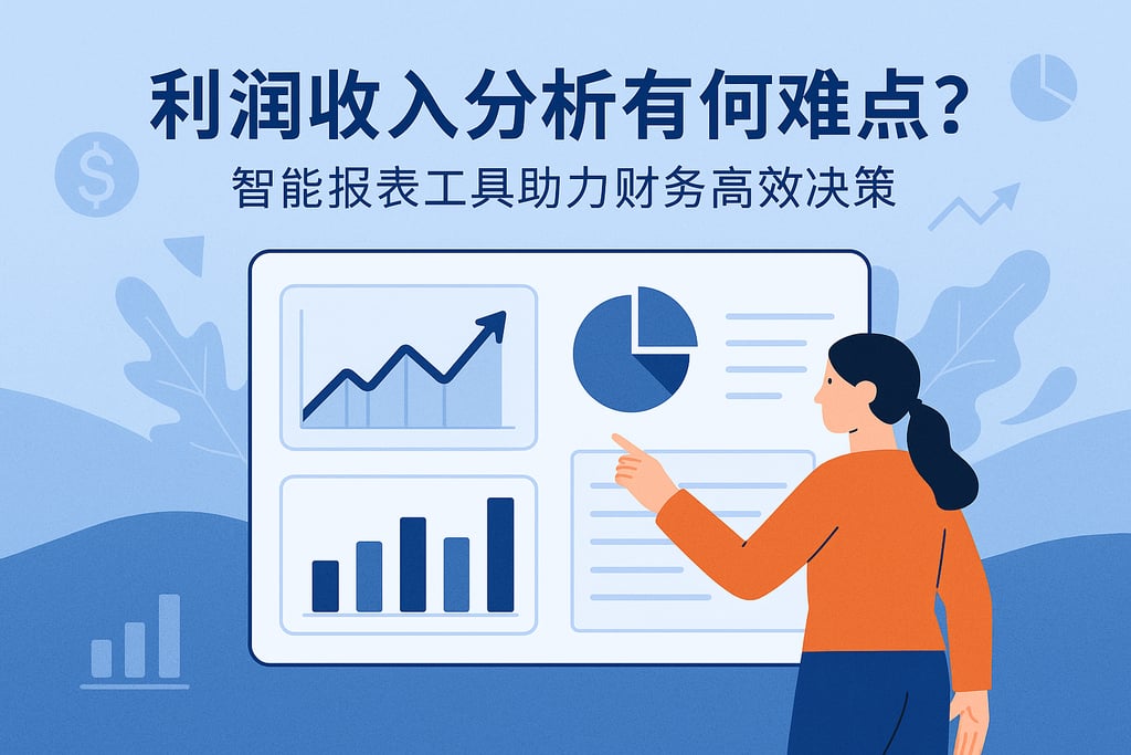 利润收入分析有何难点？智能报表工具助力财务高效决策
