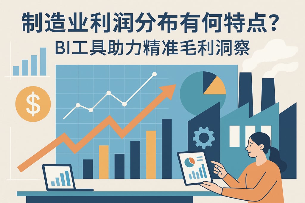制造业利润分布有何特点？BI工具助力精准毛利洞察
