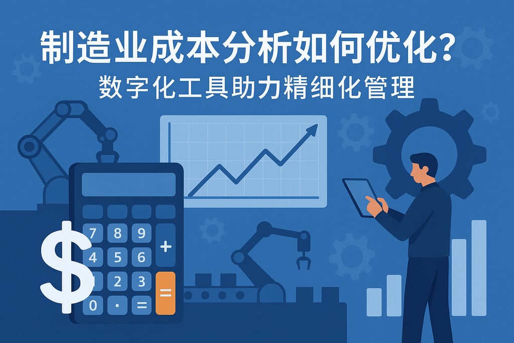 制造业成本分析如何优化？数字化工具助力精细化管理