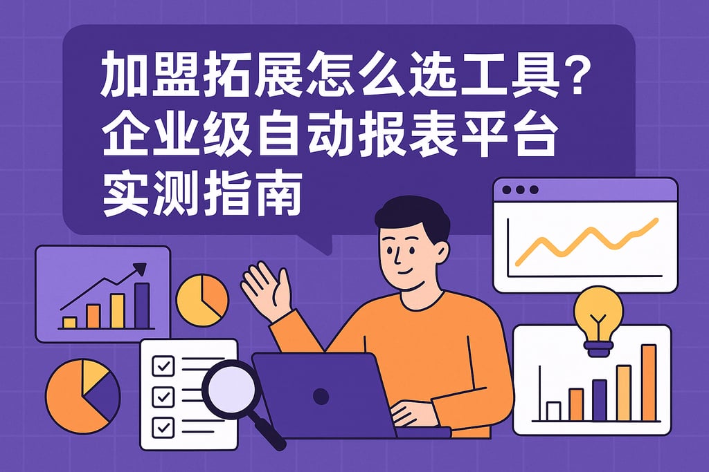 加盟拓展怎么选工具？企业级自动报表平台实测指南