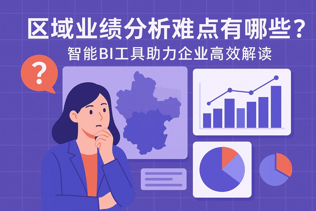 区域业绩分析难点有哪些？智能BI工具助力企业高效解读