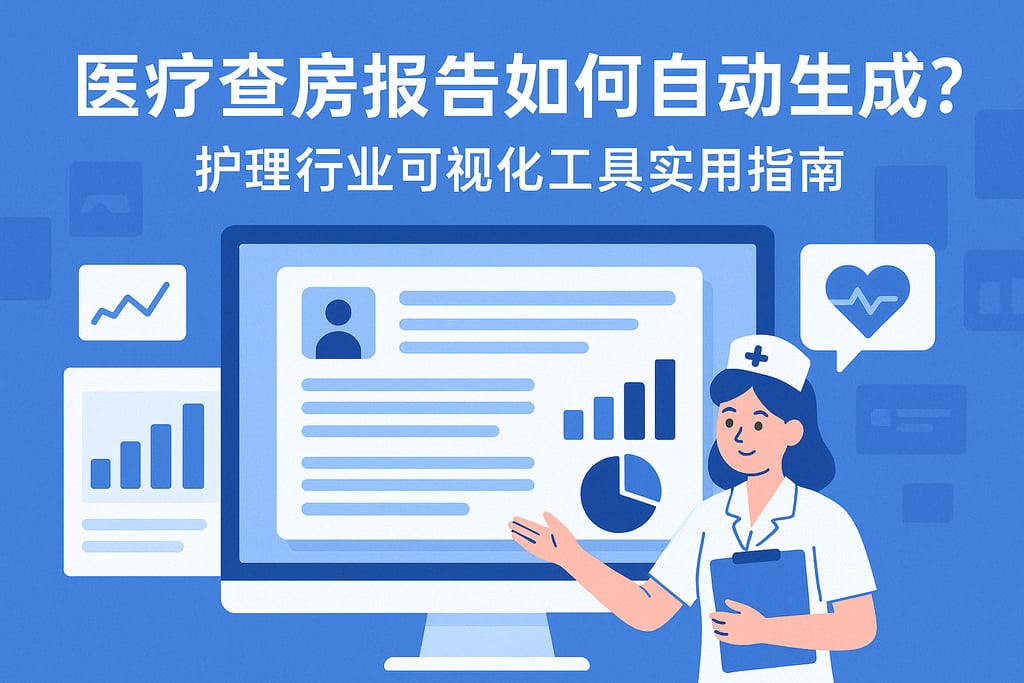 医疗查房报告如何自动生成？护理行业可视化工具实用指南