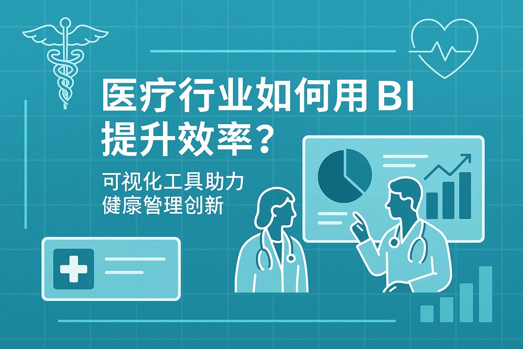 医疗行业如何用BI提升效率？可视化工具助力健康管理创新