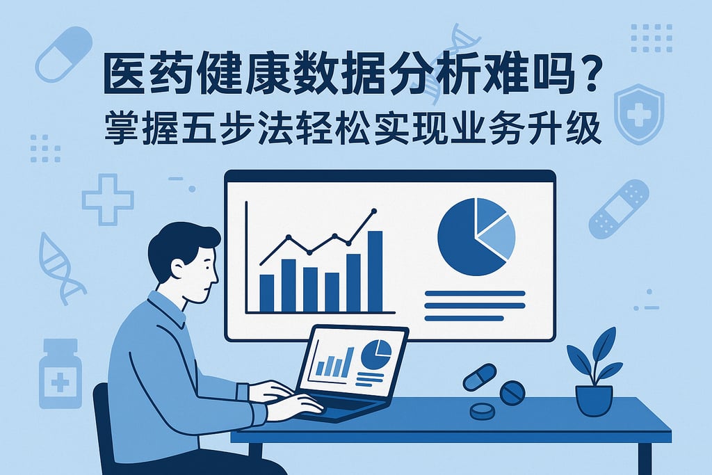 医药健康数据分析难吗？掌握五步法轻松实现业务升级