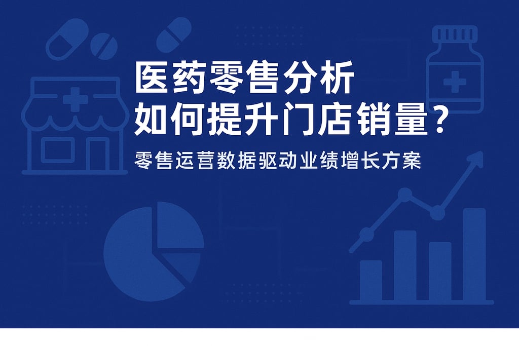 医药零售分析如何提升门店销量？零售运营数据驱动业绩增长方案