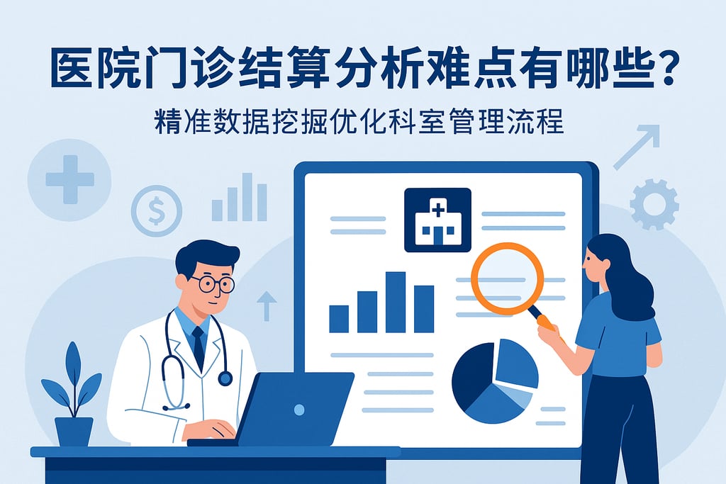 医院门诊结算分析难点有哪些？精准数据挖掘优化科室管理流程