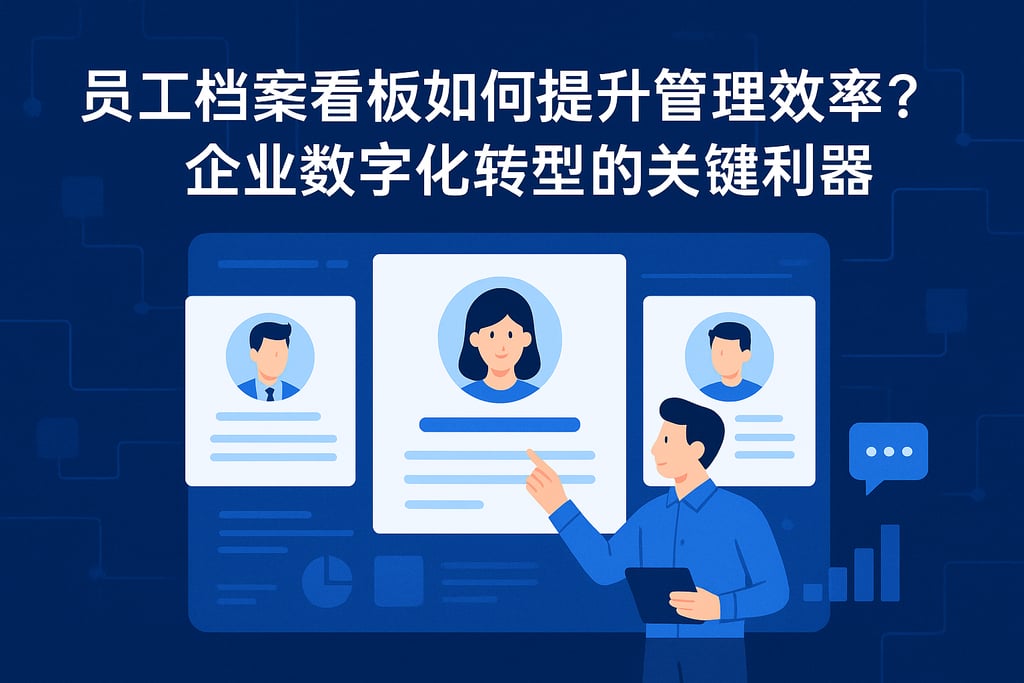 员工档案看板如何提升管理效率？企业数字化转型的关键利器