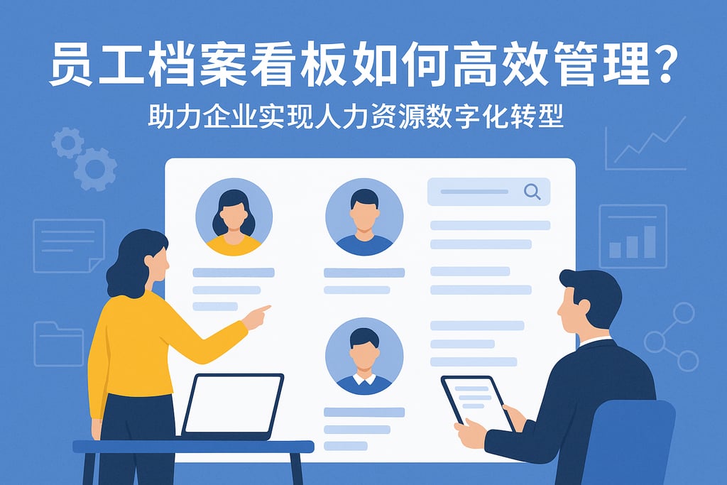 员工档案看板如何高效管理？助力企业实现人力资源数字化转型