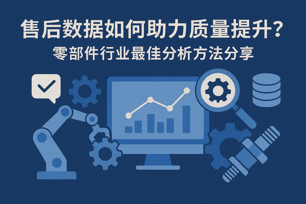 售后数据如何助力质量提升？零部件行业最佳分析方法分享