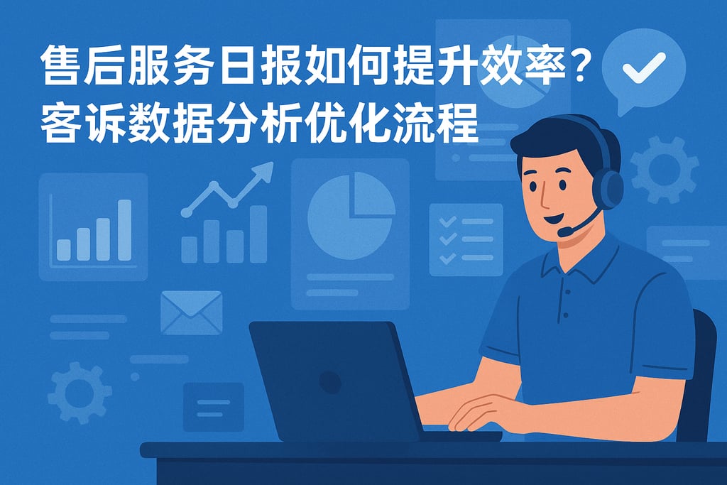 售后服务日报如何提升效率？客诉数据分析优化流程