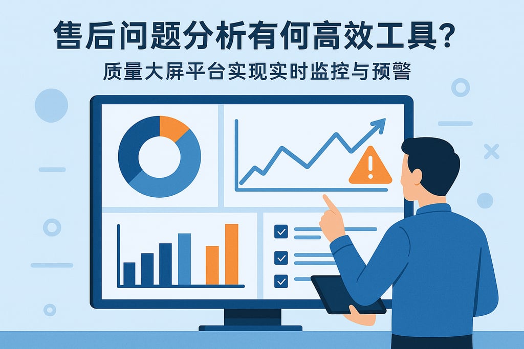 售后问题分析有何高效工具？质量大屏平台实现实时监控与预警