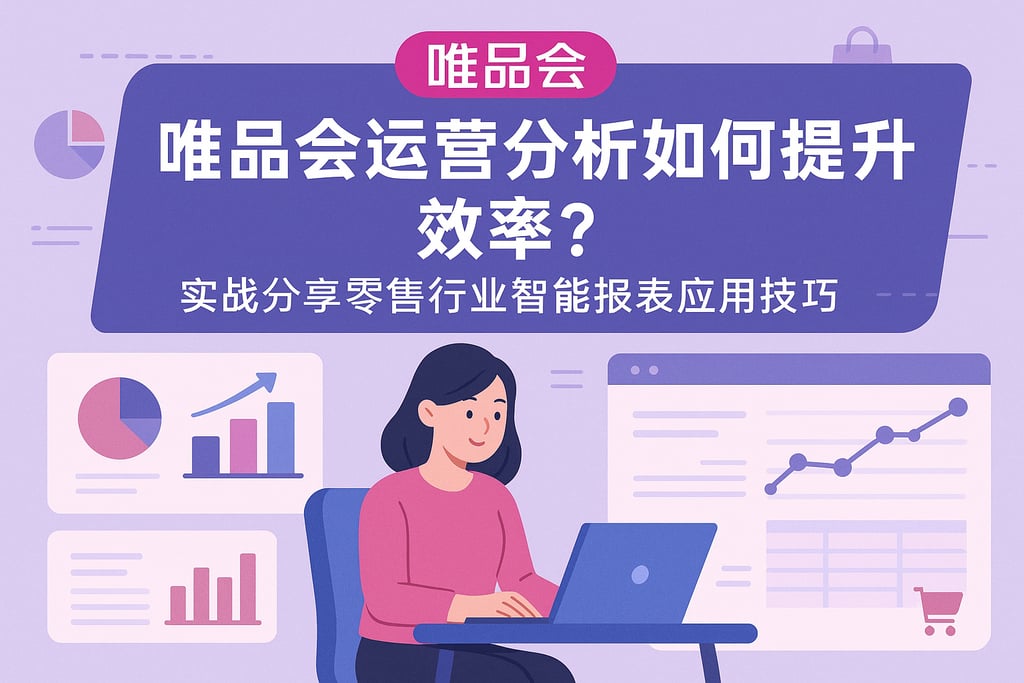 唯品会运营分析如何提升效率？实战分享零售行业智能报表应用技巧