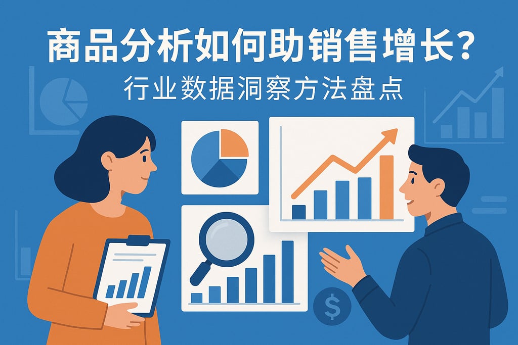 商品分析如何助力销售增长？行业数据洞察方法盘点