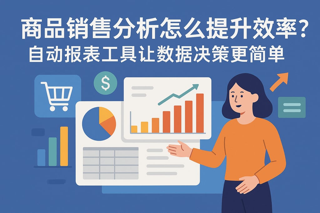 商品销售分析怎么提升效率？自动报表工具让数据决策更简单