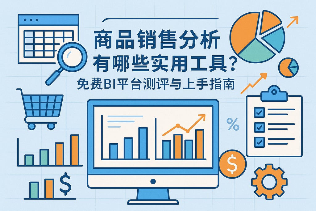 商品销售分析有哪些实用工具？免费BI平台测评与上手指南
