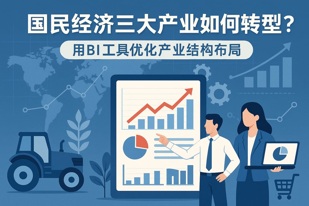 国民经济三大产业如何转型？用BI工具优化产业结构布局