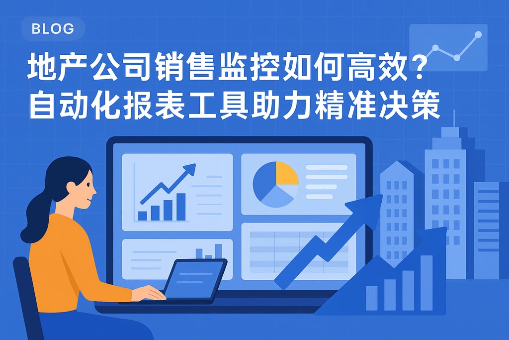 地产公司销售监控如何高效？自动化报表工具助力精准决策