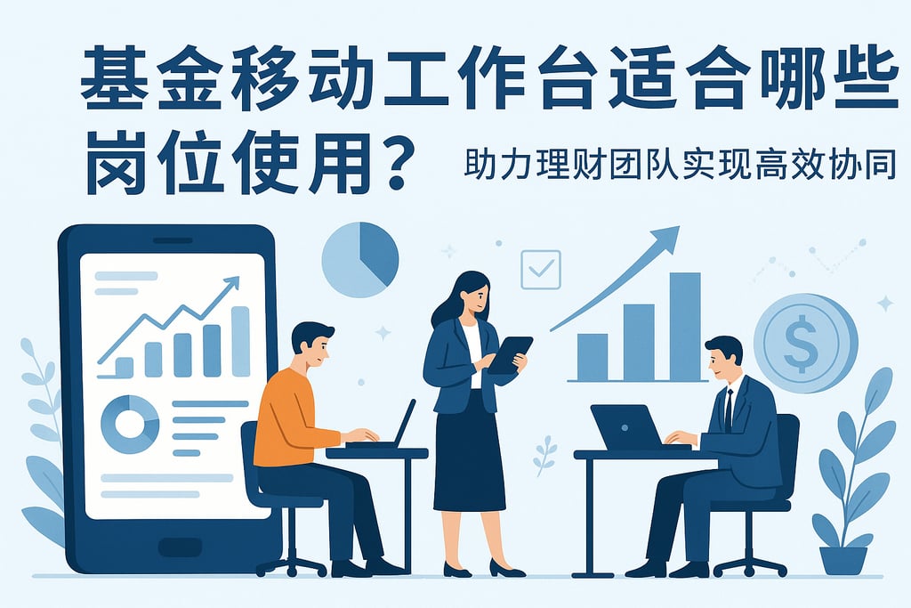 基金移动工作台适合哪些岗位使用？助力理财团队实现高效协同