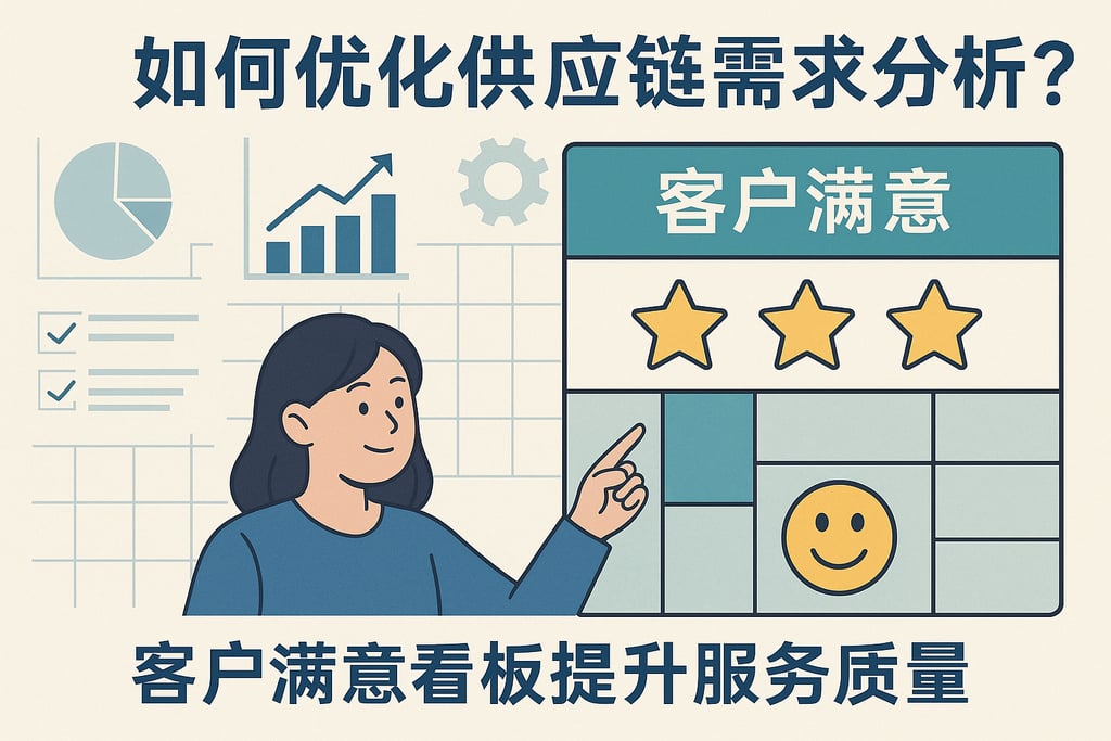 如何优化供应链需求分析？客户满意看板提升服务质量