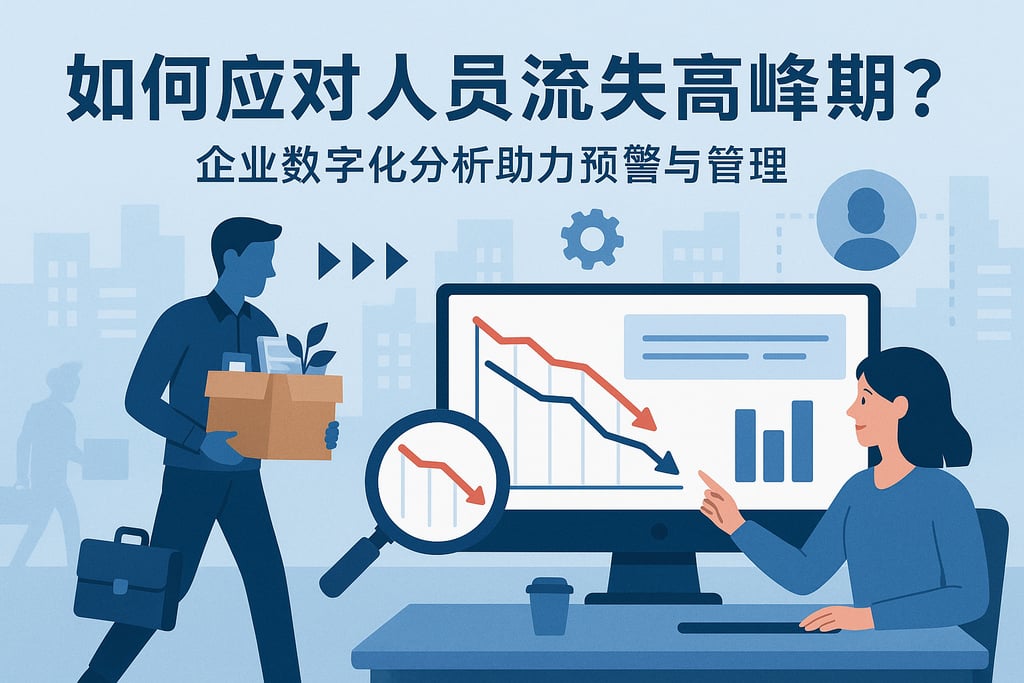 如何应对人员流失高峰期？企业数字化分析助力预警与管理