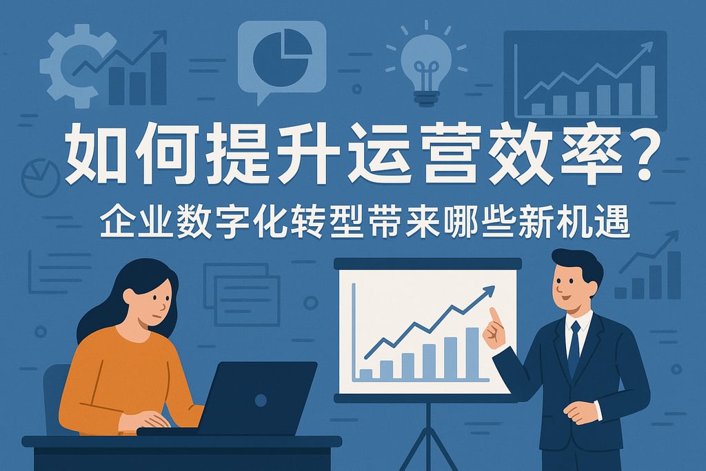 如何提升运营效率分析？企业数字化转型带来哪些新机遇