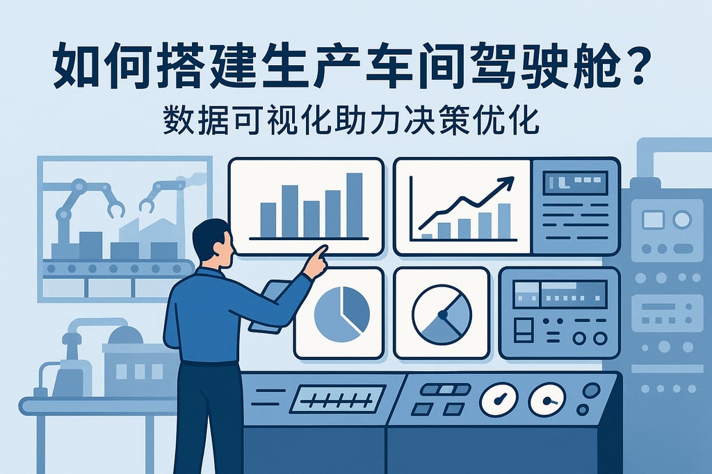 如何搭建生产车间驾驶舱？数据可视化助力决策优化